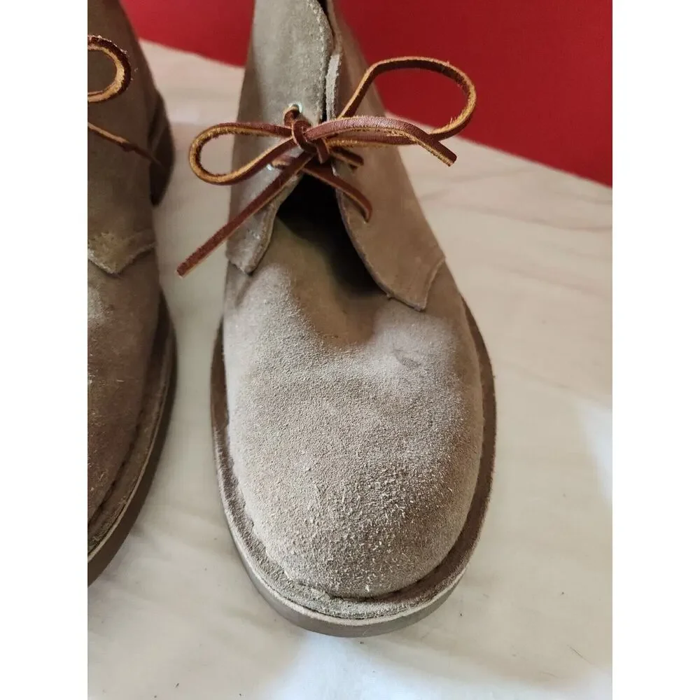 Clarks Men’s 82285 Bushacre 2 Desert Natural Tan Chukka Boots Suede Size 13 M